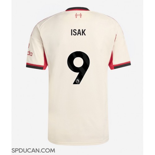 Muški Nogometni Dres Liverpool Alexander Isak #9 Gostujuci 2025-26 Kratak Rukav